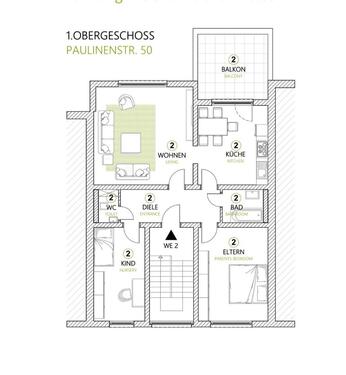 Foto - Lichtdurchflutete3,5 Zimmer Wohnung mit Terrasse in Rüttenscheid
