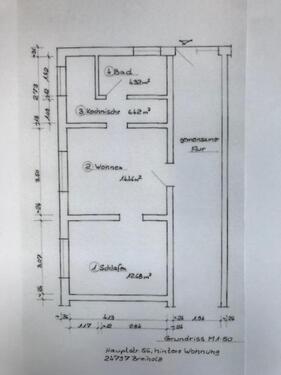 Foto - 2 Zi.- Wohnung Nähe Rendsburg in ruhiger Lage ca. 40 m²