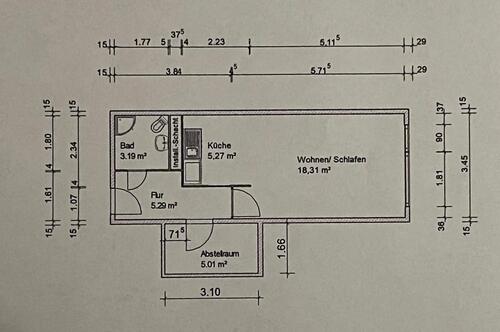 Foto - 2 Zimmer Etagenwohnung zur Miete in Magdeburg
