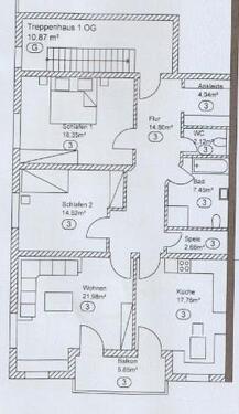 Foto - 4 Zimmer Etagenwohnung zur Miete in Füssen