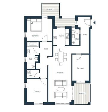 Foto - 4 Zimmer Etagenwohnung zur Miete in Berlin