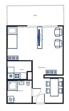 Foto - 1.5 Zimmer Etagenwohnung zur Miete in Bad Schussenried