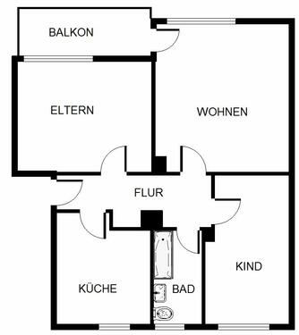 Foto - Etagenwohnung in Gelsenkirchen