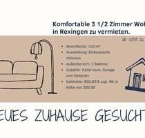 Helle 3,5 Zimmer Wohnung in Horb-Rexingen - Horb am Neckar
