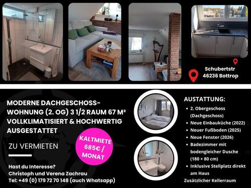 Foto - Moderne Dachgeschosswohnung in Bottrop zu vermieten