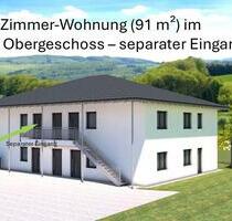 Erstbezug Bogen: Exklusive 3-Zimmer-Wohnung mit eigenem Eingang