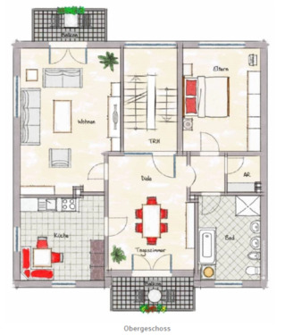 Foto - 12 Zimmer Mehrfamilienhaus, Wohnhaus in Bergrheinfeld