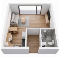 1-Zimmer-Wohnung ca. 35 m² mit Terrasse - Lügde