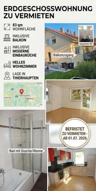 Foto - EG-Wohnung in Thierhaupten mit Balkon