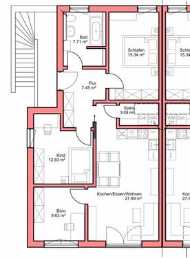 Foto - 4 Zimmer Etagenwohnung in Bayerbach Bei Ergoldsbach