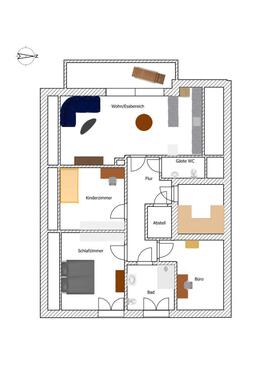 Foto - Moderne 4 Zimmer-Wohnung mit Balkon