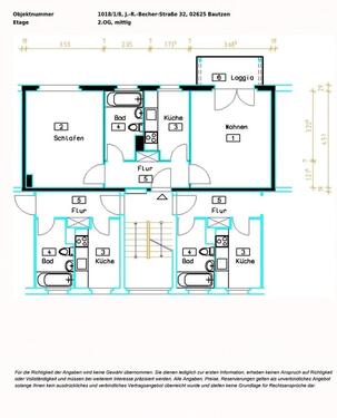 Foto - Etagenwohnung zur Miete in Bautzen