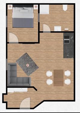 Foto - 2 Zimmer Etagenwohnung zur Miete in Mosbach