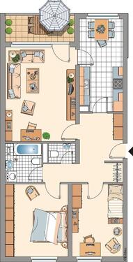 Foto - 3 Zimmer Erdgeschoßwohnung zur Miete in Heiligenhaus
