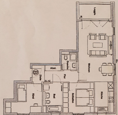 Foto - 3-Zimmer Wohnung Mittersendling
