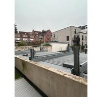 Parkplatz in Münster Pluggendorf nahe Aasee