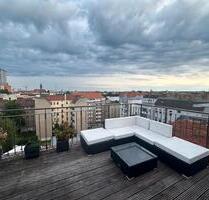 Zwichenmieten Voll möbliert Loft Berlin-Charlottenburg Terrasse