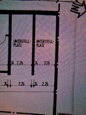 Foto - Zwei Unterstellplätze ca. 13 qm zu vermieten