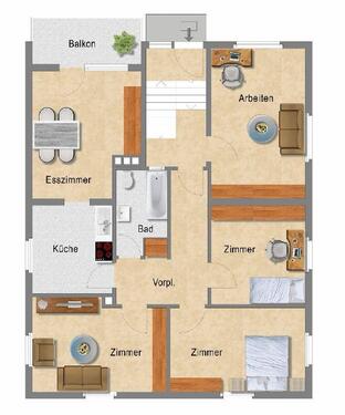 Foto - Helle frisch renovierte 5 Zimmer Wohnung in Wutöschingen