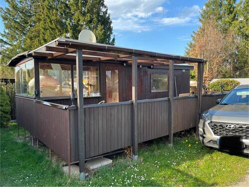 Foto - Bauwagen in Paulsdorf Campingplatz Talsperre Malter