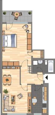 Foto - Etagenwohnung in Bergheim zur Miete