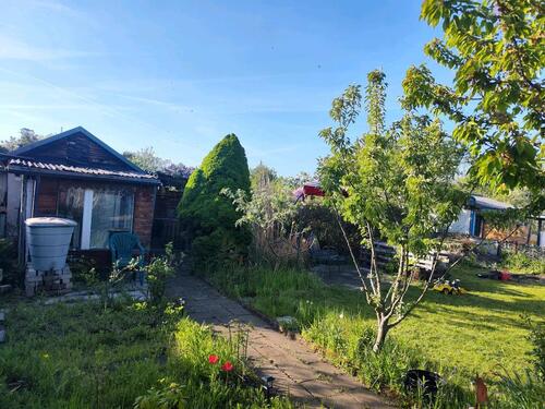 Foto - Garten mit Häuschen und komplettem Equipment