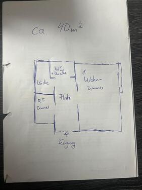 Foto - ANFRAGE STOPP 1,5 Zimmer Wohnung am Kaufhof zum 01.11.25
