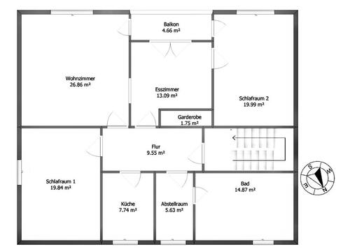 Foto - 4-Zimmer-Wohnung - 930,00&nbsp;EUR Kaltmiete, ca.&nbsp; 100,00&nbsp;m&sup2;