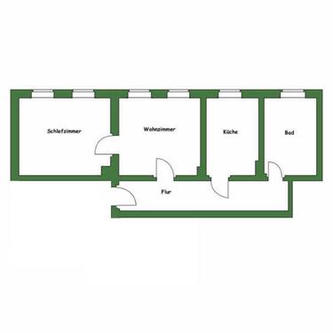 Foto - 2 Zimmer Etagenwohnung zur Miete in Welzow