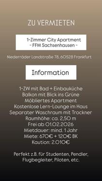 Foto - Etagenwohnung zur Miete in Frankfurt am Main