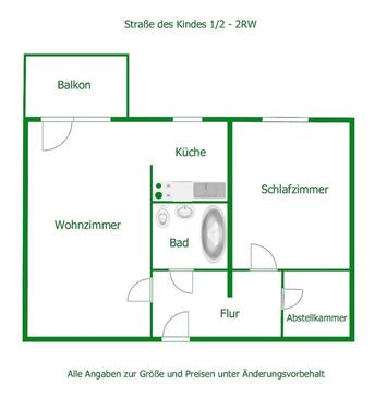 Foto - 2 Zimmer Etagenwohnung in Spremberg
