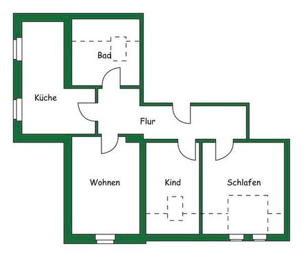 Foto - 2 Zimmer Etagenwohnung in Welzow