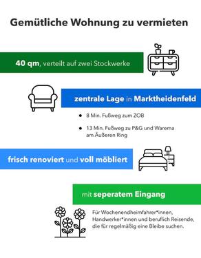 Foto - Wohnung für Wochenendheimfahrer in Martktheidenfeld