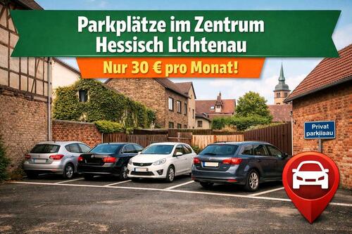 Foto - Parkplatz im Zentrum von Hessisch Lichtenau zu vermieten!