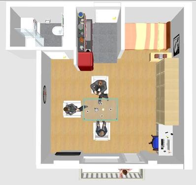 Foto - 1 Zimmer Etagenwohnung zur Miete in Neuss