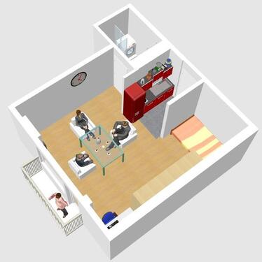 Foto - 1 Zimmer Etagenwohnung in Neuss