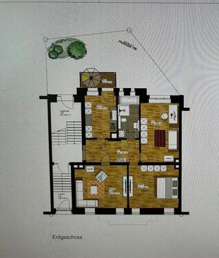 Foto - 3 Raumwohnung im Erdgeschoß - 750,00&nbsp;EUR Kaltmiete, ca.&nbsp; 90,00&nbsp;m&sup2;