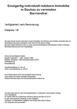 Foto - 11 Zimmer Reihenhaus zur Miete in Dachau