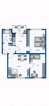Foto - 3 Zimmer Erdgeschoßwohnung zum Kaufen in Duisburg