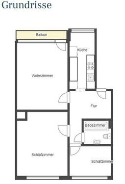 Foto - Helle 3-Zimmer-Wohnung (2 Schlafzimmer) mit Balkon in Kleve