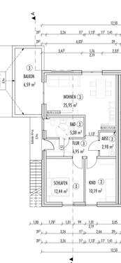 Foto - 3 Zimmer Wohnung - 800,00&nbsp;EUR Kaltmiete, ca.&nbsp; 71,00&nbsp;m&sup2;