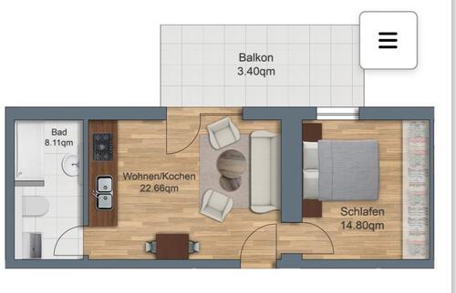 Foto - Etagenwohnung in Gersthofen zur Miete