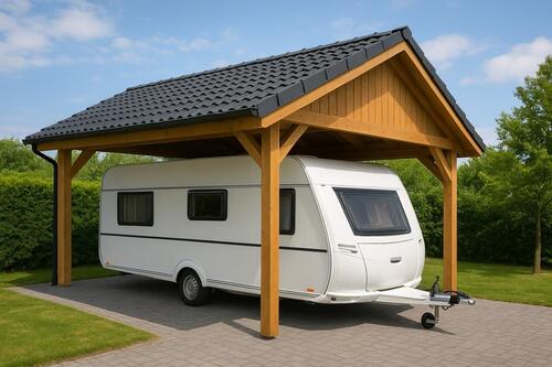 Foto - Stellplatz für Wohnwagen oder Wohnmobil