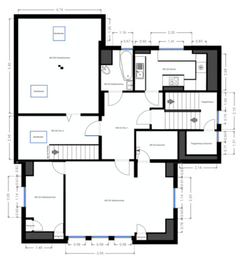 Foto - Dachgeschoßwohnung in Berlin zur Miete