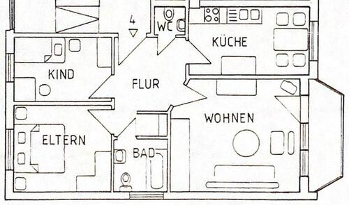 Foto - 3 Zimmer Etagenwohnung in Edenkoben