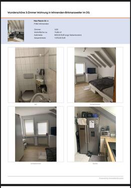 Foto - Etagenwohnung in Winnenden zur Miete