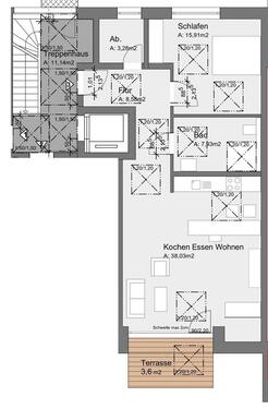Foto - Moderne 3-Zimmer-Erdgeschosswohnung