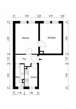 Foto - 2 Zimmer Etagenwohnung zur Miete in Magdeburg