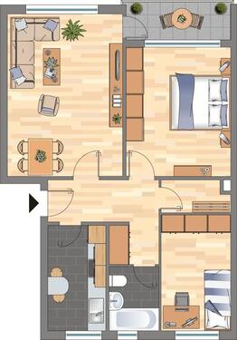 Foto - Etagenwohnung in Melsdorf zur Miete