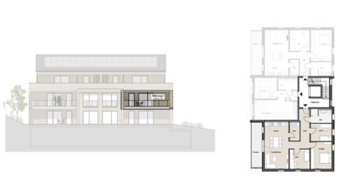 Foto - 4 Zimmer Etagenwohnung zur Miete in Heiligenberg